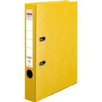 Папка-регистратор Herlitz Q.file 5 см ЖЕЛТАЯ