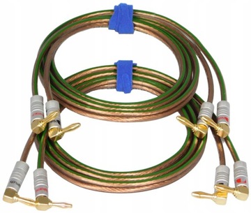 2x SOMMER ORBIT GŁOŚNIKOWY OFC 4 mm2 BANANOWE 15m