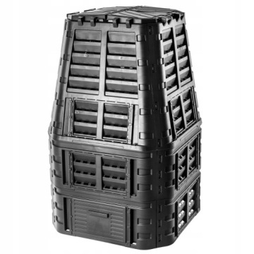 САДОВЫЙ КОМПОСТЕР МОДУЛЬНЫЙ 1000 Л МОРОЗОУСТОЙЧИВЫЙ КРУГЛЫЙ ГОД ЧЕРНЫЙ