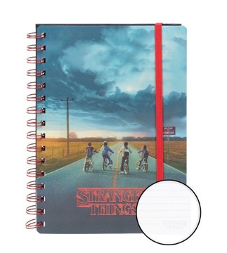ZESZYT A5 NOTES STRANGER THINGS MIND FLYER 3D COVE
