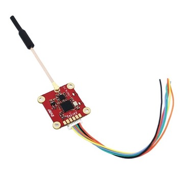 1 szt. Nadajnik FPV 5,8G VTX 25/200/500 mW Obsługa OSD Pitmode Czerwony