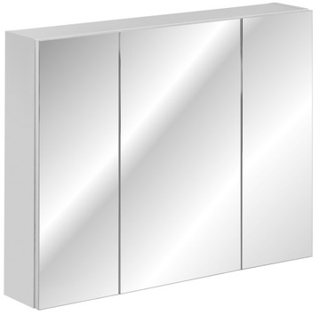 Biała szafka łazienkowa z lustrem 100cm ALPENA
