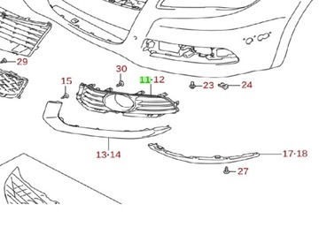 SUZUKI KIZASHI ZÁSLEPKA HALOGEN PRAVÁ Z OTVOREM