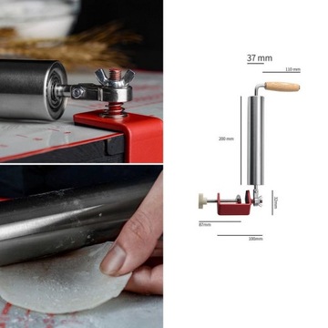 Скалка, управляемая одной рукой, экономит усилия.
