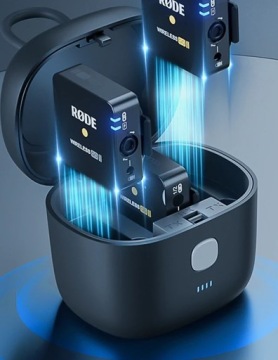 Зарядное устройство Telesin PowerBank для 3 микрофонов Rode Wireless Go/Go II