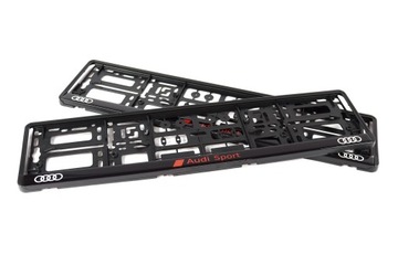 РАМКИ AUDI SPORT ЛОГОТИП РАМКА КРАСНАЯ 2 ШТ.