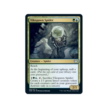 MTG 4x Vilespawn Spider (Uncommon)