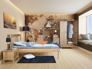 PERFECT łóżko drewniane 90x200, łóżko SOSNOWE