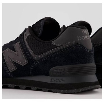 Czarne Zamsz Buty Sportowe New Balance r.47,5