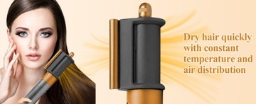 Подходит к гладкому разъему фена Dyson Airwrap HS05, медный.