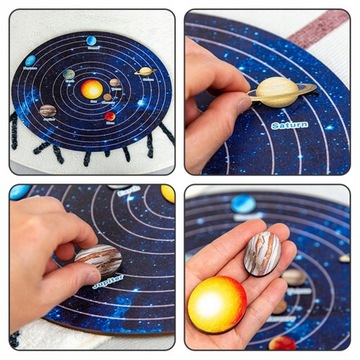 Деревянный пазл System Eight Planets Toys