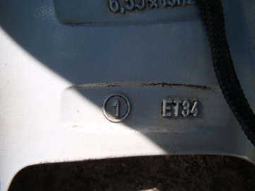 4× DISK HLINÍK AUDI OE 8X0601025 6.5" X 15" 5X100 ET 34