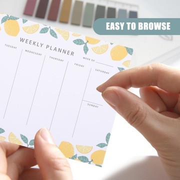 Еженедельный планировщик, настольный блокнот, еда