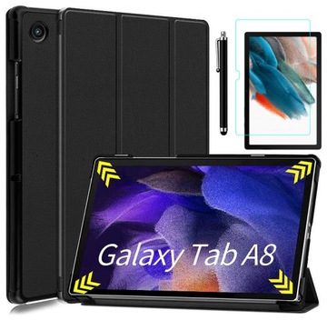 ETUI SMART COVER + SZKŁO + RYSIK do SAMSUNG GALAXY TAB A8 10.5 X200 X205