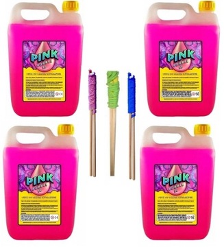 PŁYN DO BANIEK MYDLANYCH MEGA BAŃKI 20L + 3 KIJE