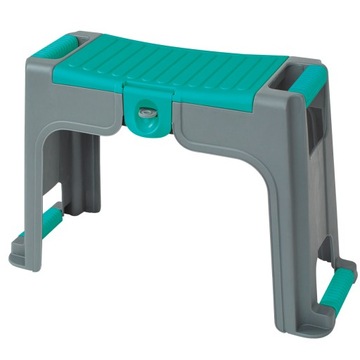 Садовый табурет на коленях с местом для хранения и стулом