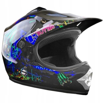 Детский шлем L + очки + перчатки для кросс-эндуро питбайка Mrf Atv Quad