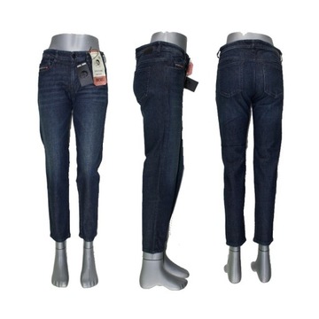 Diesel -D-Rifty -080AK jeansy damskie Slim niski stan oryginalne - W31/L32