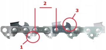 НАПРАВЛЯЮЩАЯ с 2 ПИЛЬНЫМИ ЦЕПЯМИ ДЛЯ ПИЛЫ HUSQVARNA 38 см 1,5 мм 325 футов
