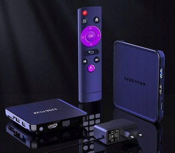 SMART BOX TV H96 4/32G 4K ANDROID 12 WIFI BT