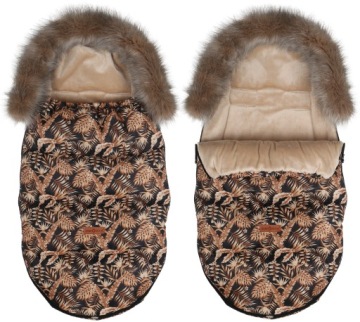 ŚPIWOREK DO WÓZKA SANEK GONDOLI OCIEPLANY Z FUTERKIEM PREMIUM BABYMAM