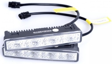 LED 2x ŚWIATŁA DO JAZDY DZIENNEJ 12,5-cm 6000K DRL