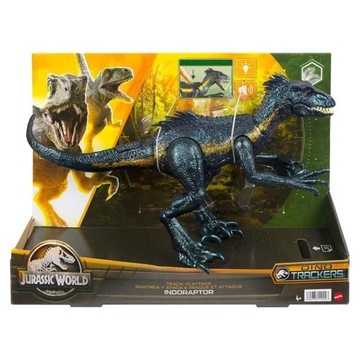 JURASSIC WORLD FIGURKA DINOZAUR INDORAPTOR SUPERATAK MATTEL