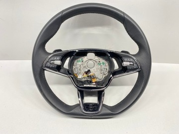KIEROWNICA SKÓRA ŁOPATKI SKODA KAROQ SUPERB OCTAVIA 4 IV 5E3 RS