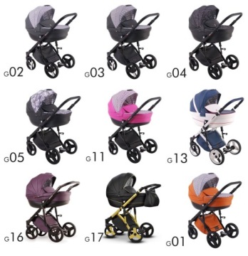 COMFORT GALAXY LONEX Детская коляска чёрно-золотой 3в1 17