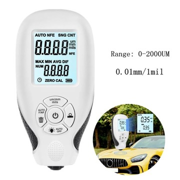 MIERNIK GRUBOŚCI POWŁOKI LAKIERU SAMOCHODOWEGO