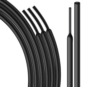 RURA RURKA KOSZULKA TERMOKURCZLIWA 3,2 mm /1,22 m Z KLEJEM 4:1