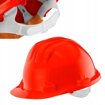 НЕО ШЛЕМ OHS ЗАЩИТНЫЙ ШЛЕМ ДЛЯ СТРОИТЕЛЬНЫХ РАБОТ КРАСНЫЙ
