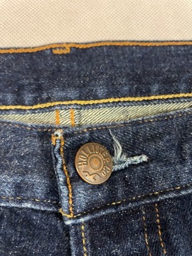 Hollister Spodnie Męskie Jeansy Klasyk Logo Unikat W32 L32