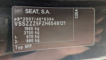 Seat Ateca SUV 1.4 EcoTSI 150KM 2017 Seat Ateca 1.4T 150PS OPŁACONY Bezwypadkowy, zdjęcie 22