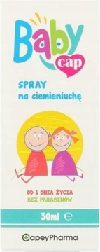 Babycap, spray na ciemieniuchę, od 1 dnia życia, 30 ml