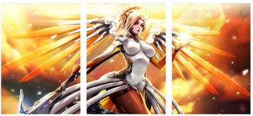 3x OBRAZ NA ŚCIANĘ OVERWATCH ŁASKA 30x40