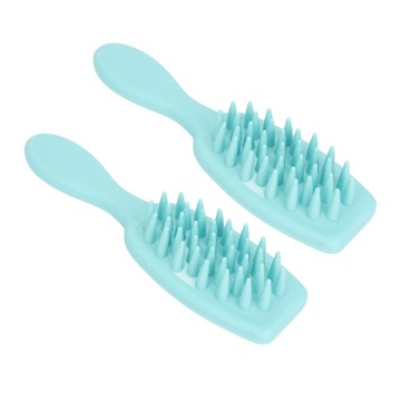 2 шт., щетка для шампуня с длинной ручкой, скребок для волос, 2N