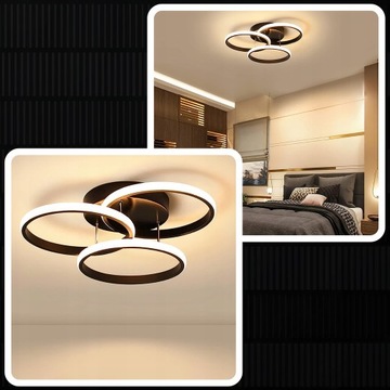 СВЕТОДИОДНЫЙ ПОТОЛОЧНЫЙ СВЕТИЛЬНИК 70ВТ СОВРЕМЕННЫЙ ЛОФТ 3 ЦВЕТА ДЛЯ СПАЛЬНИ СПАЛЬНЯ