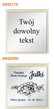 SREBRNA GRZECHOTKA PREZENT NA CHRZEST Pamiątka Chrztu Świętego GRAWER
