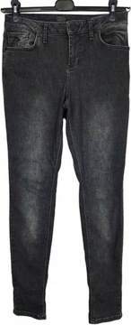 RIVER ISLAND Rihanna Jeansowe SPODNIE RURKI 36 UK 10