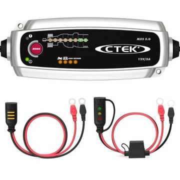 CTEK MXS 5.0 - 12V 5A + COMFORT INDICATOR M6 ZŁĄCZKA 56-629
