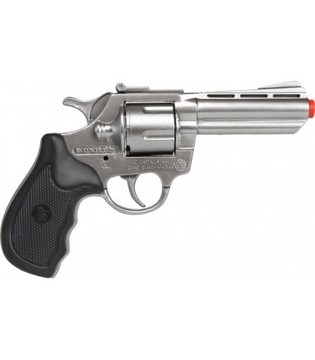 Pistolet na kapiszony METALOWY policyjny Zabawka