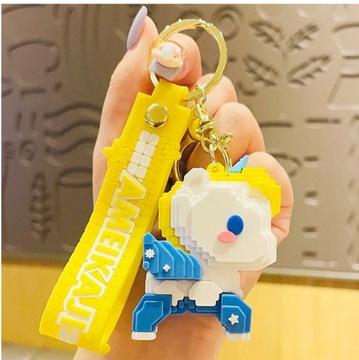 BRELOK BRELOCZEK DO KLUCZY AUTA JEDNOROŻEC UNICORN