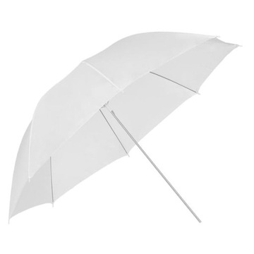 QUADRALITE Parasolka transparentna biała 84cm