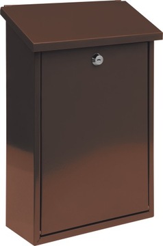 VOREL SKRZYNKA NA LISTY 400x250x100MM BRĄZOWA