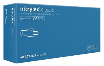 Rękawice Nitrylowe Mercator Basic M 100 szt.