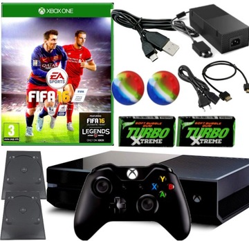 KONSOLA XBOX ONE FAT 1000GB 1TB PAD GRA PAKIET MEGA KOMPLET NA START!!!