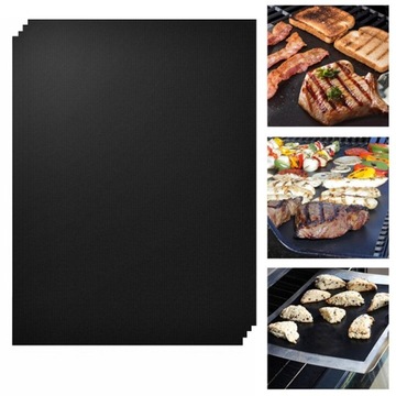4x MATA TEFLONOWA DO GRILLA TACKA NA GRILL PIECZENIA GRILLOWANIA 4 SZTUKI