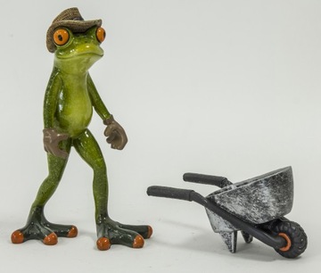 ФИГУРКА ФЕРМЕРА С ТАЧКОЙ ФЕРМЕР-САДОВНИК В ПОДАРОК