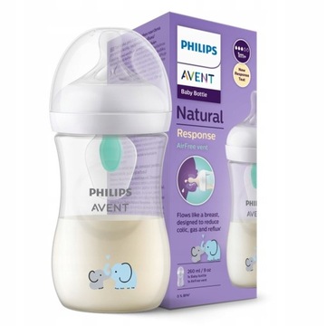 Philips Avent Butelka Natural Response AirFree 260ml 1m+ SCY673/81